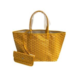 Goyard  Calfskin Tote Saint Bag Louis PM Yellow